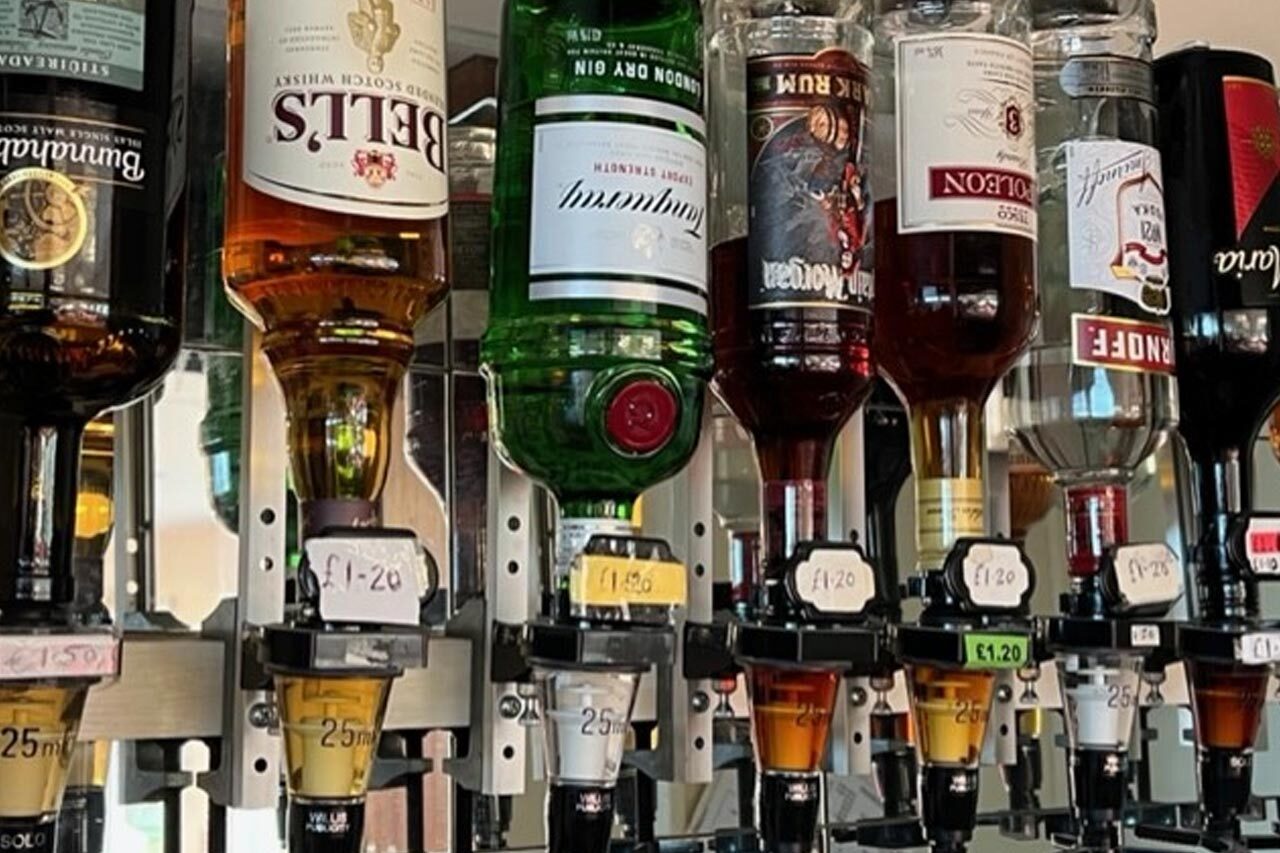 bar drinks selection